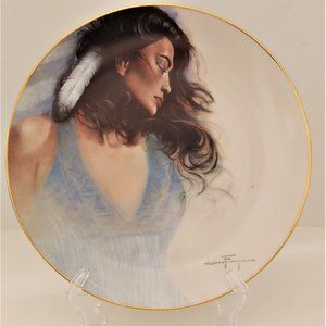 Tranquility Blue Navajo Ozz Franca Collectors Plate [507] Third in series